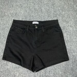 Judy Blue Shorts Womens Size L Black Denim Casual